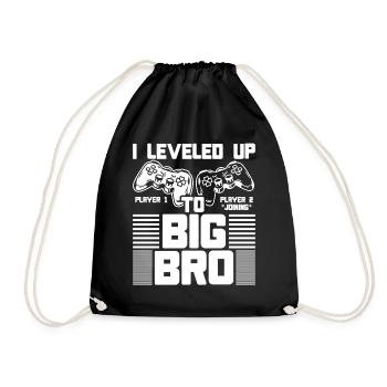 Je suis monté de niveau à Big Brother - Sac de sport léger - noir - Devant