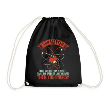 Vintage You Matter Until You Multiply - Turnbeutel - Schwarz - Vorne