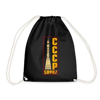 Soyuz - Soviet missile - Drawstring Bag - black - Front
