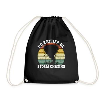 Meteorologist Weather Climate Weather Forecast - Drawstring Bag - black - Front