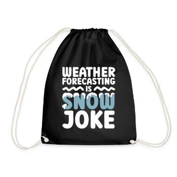 Météorologue Météo Climat Prévisions Météo - Sac de sport léger - noir - Devant