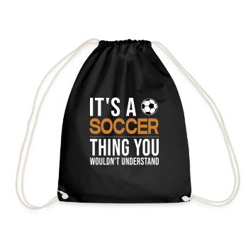 It's a Soccer Thing Goal Keeper Futbol Fußball - Drawstring Bag - black - Front