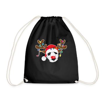 Rennes Soccer Ball Sport Père Noël Rennes - Sac de sport léger - noir - Devant
