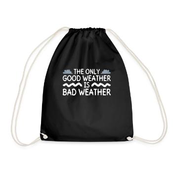 Meteorologist Weather Climate Weather Forecast - Drawstring Bag - black - Front