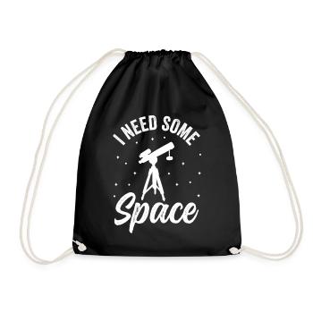 J’ai besoin d’un univers de télescope spatial - Sac de sport léger - noir - Devant