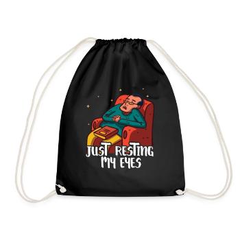 Je ne repose que mes yeux du Père Papa Papi - Sac de sport léger - noir - Devant