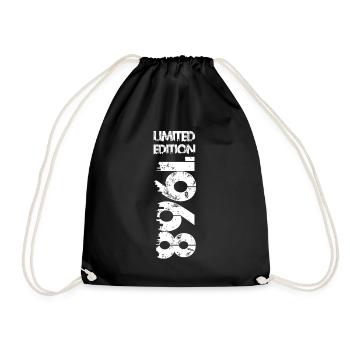 Limited Edition 1968 - Drawstring Bag - black - Front