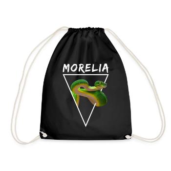Arbre vert Python Morelia Viridis Propriétaire de serpent - Sac de sport léger - noir - Devant