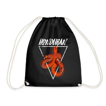 Gardien de reptiles serpent de lait hondurien - Sac de sport léger - noir - Devant