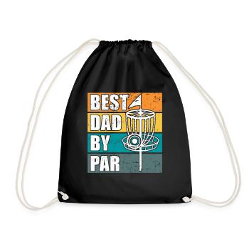 Disc Golf Dad by Par Disc Golfen Papa - Sac de sport léger - noir - Devant
