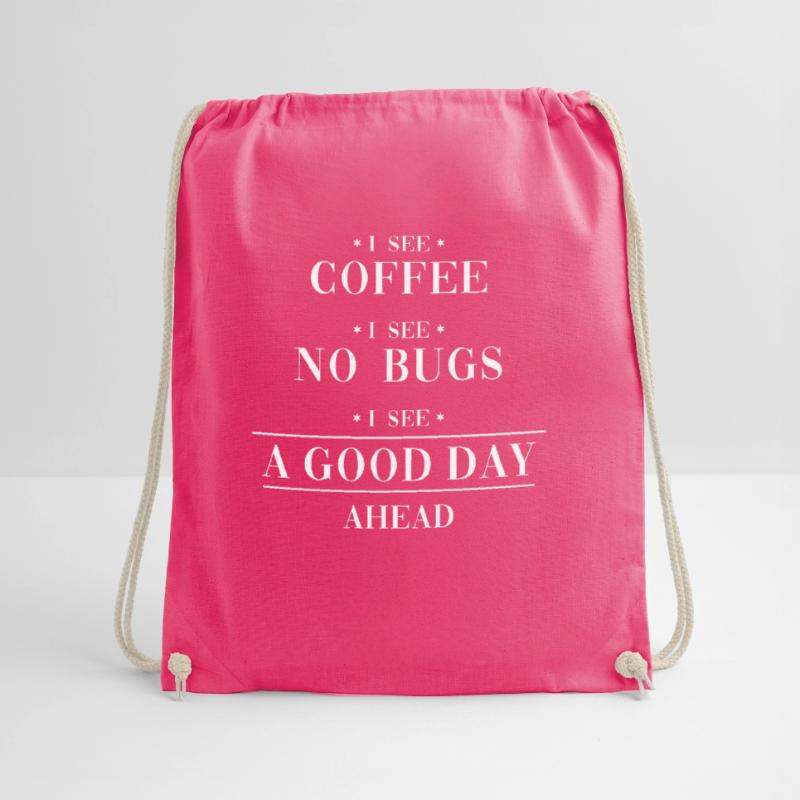 Coffee No Bugs Good Day Developer Coder Turnbeutel