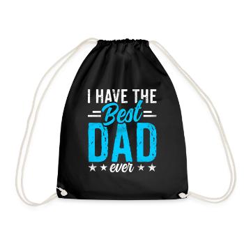 J’ai le meilleur père de tous les temps Papa Papi - Sac de sport léger - noir - Devant