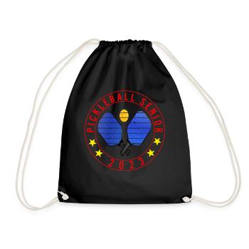Pickleball Senior 2023 T Shirt - Sac de sport léger - noir - Devant