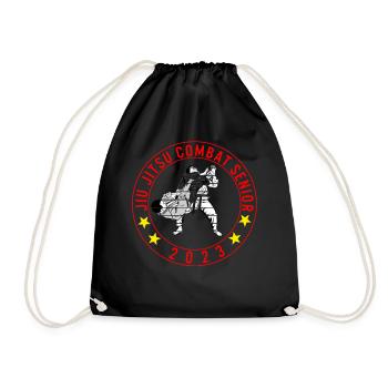 Jiu Jitsu Combat Senior 2023 T-Shirt - Turnbeutel - Schwarz - Vorne