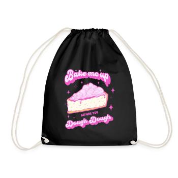 Baking cakes Baker Design n Dessert lovers - Drawstring Bag - black - Front