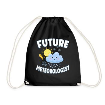 Meteorologist Weather Forecast - Drawstring Bag - black - Front