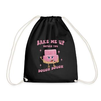 Baking Cakes Baker Design n Dessert Lovers - Drawstring Bag - black - Front