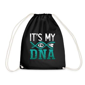 Freediving Freediving Freediving Gift - Drawstring Bag - black - Front