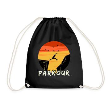parkour - Sac de sport léger - noir - Devant