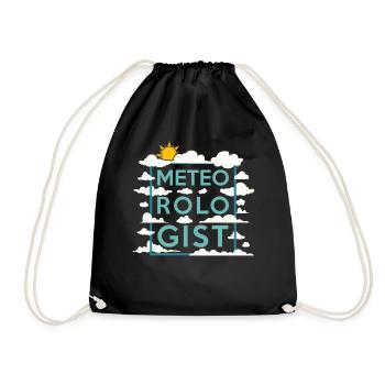 Meteorologist Weather Forecast - Drawstring Bag - black - Front
