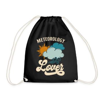 Meteorologist Weather Forecast - Drawstring Bag - black - Front