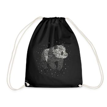 Panda Panda Bear Pandas Panda Bears Zoo Animal Gift - Sac de sport léger - noir - Devant
