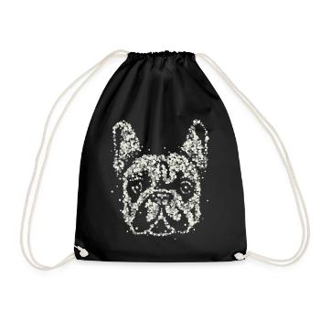 Bulldog Frenchie Propriétaire de chien Français Bulldog - Sac de sport léger - noir - Devant