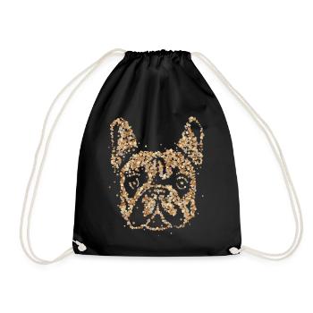 Frenchie Dog Propriétaire Français Bulldog Dogs - Sac de sport léger - noir - Devant