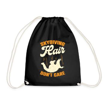 Parachutisme Parachutisme Cadeau Parachutiste - Sac de sport léger - noir - Devant