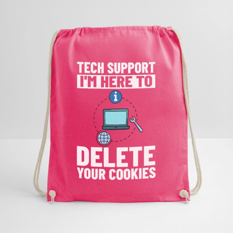 Tech Support IT Technical Assistance Helpdesk Drawstring Bag