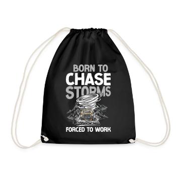 Météorologie des ouragans Storm Chaser - Sac de sport léger - noir - Devant