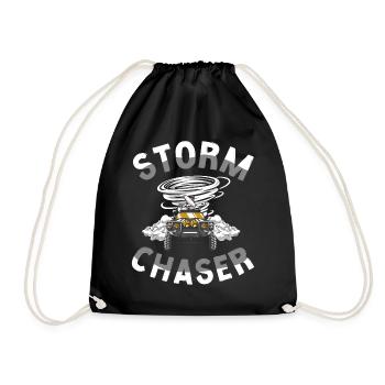 Storm Chaser Hurricane Meteorology - Turnbeutel - Schwarz - Vorne