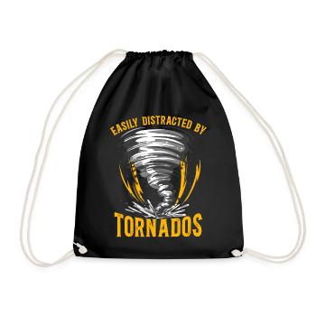 Storm Chaser Hurricane Meteorology - Turnbeutel - Schwarz - Vorne