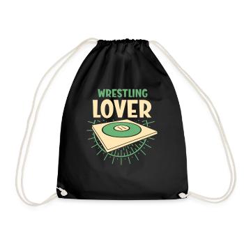 Wrestling Lovers Wrestling Wrestler Wrestler Wrestler - Drawstring Bag - black - Front