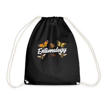 Entomologie Team Entomologe Insekten Beruf - Turnbeutel - Schwarz - Vorne