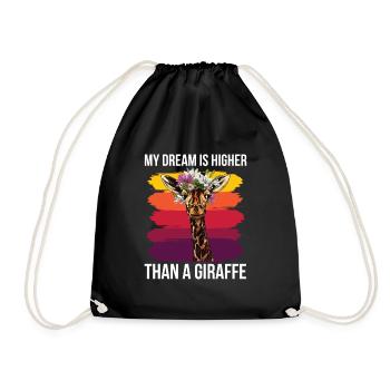 Girafe Dream Africa Girafe Savannah - Sac de sport léger - noir - Devant
