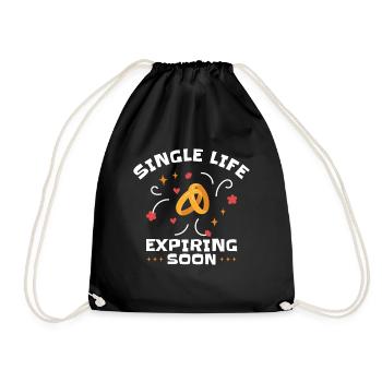 Enterrement de vie de célibataire célibataire Se marier - Sac de sport léger - noir - Devant