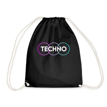 Techno - Sac de sport léger - noir - Devant