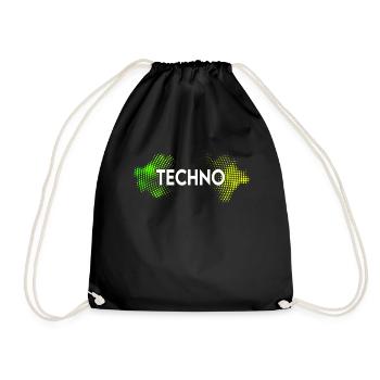 Techno - Sac de sport léger - noir - Devant