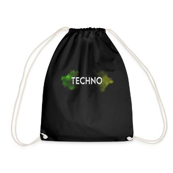 Techno - Sac de sport léger - noir - Devant