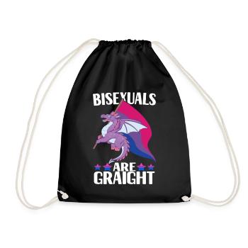 Bisexuels LGBTQ - Sac de sport léger - noir - Devant