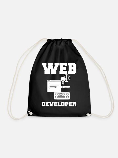 Web Entwicklung Webentwickler Entwickler Manager - Turnbeutel - Schwarz