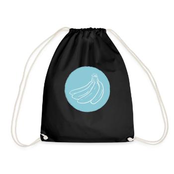 Banana - Drawstring Bag - black - Front