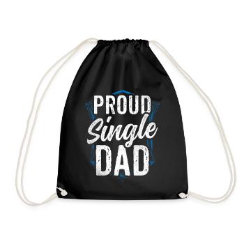 Fier parent seul parent seul parent seul parent - Sac de sport léger - noir - Devant