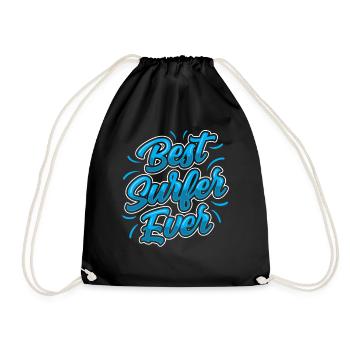 Meilleur surfeur de tous les temps Surfing Surfing - Sac de sport léger - noir - Devant