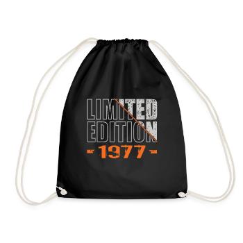 Limited Edition 1977 - Drawstring Bag - black - Front
