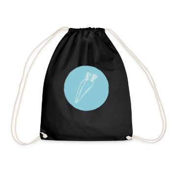 Carrot - Drawstring Bag - black - Front