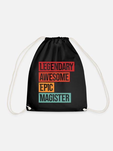 Legendary Awesome Epic Magister - Turnbeutel - Schwarz