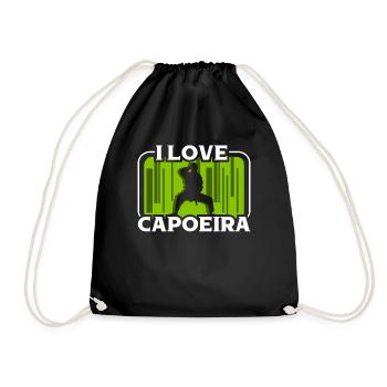 J’adore Capoeira Brazilian Martial Arts Hobby - Sac de sport léger - noir - Devant