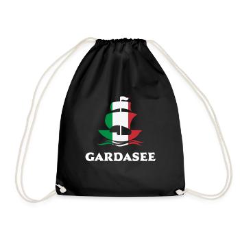 Lac de Garde Voile Italie Voilier Marin - Sac de sport léger - noir - Devant